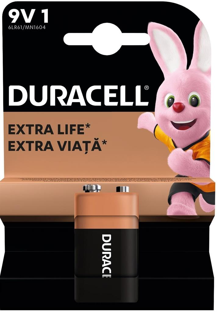 Батерия 9 V 6 LR 61 Duracell