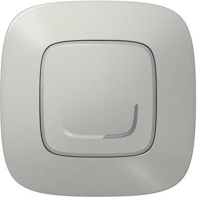 Свързан ключ БЕЗжичен Smart Valena Allure Алуминий с рамка Legrand с Netatmo