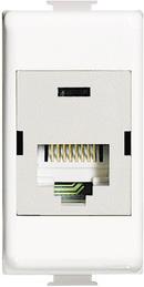 Розетка RJ45 cat.6 STP 1 мод. цвят Бял LL Bticino