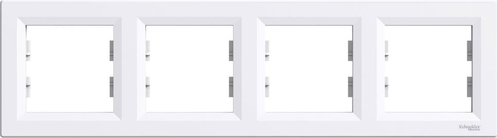 Рамка 4х цвят Бял Asfora SE