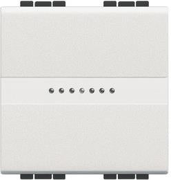 Кръстат ключ 2 мод. 16A аксиален цвят Бял LL Bticino