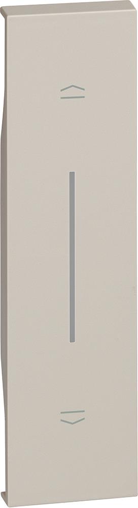 Лицев панел за бутон за щори 1 мод. цвят Крем Living Now Bticino