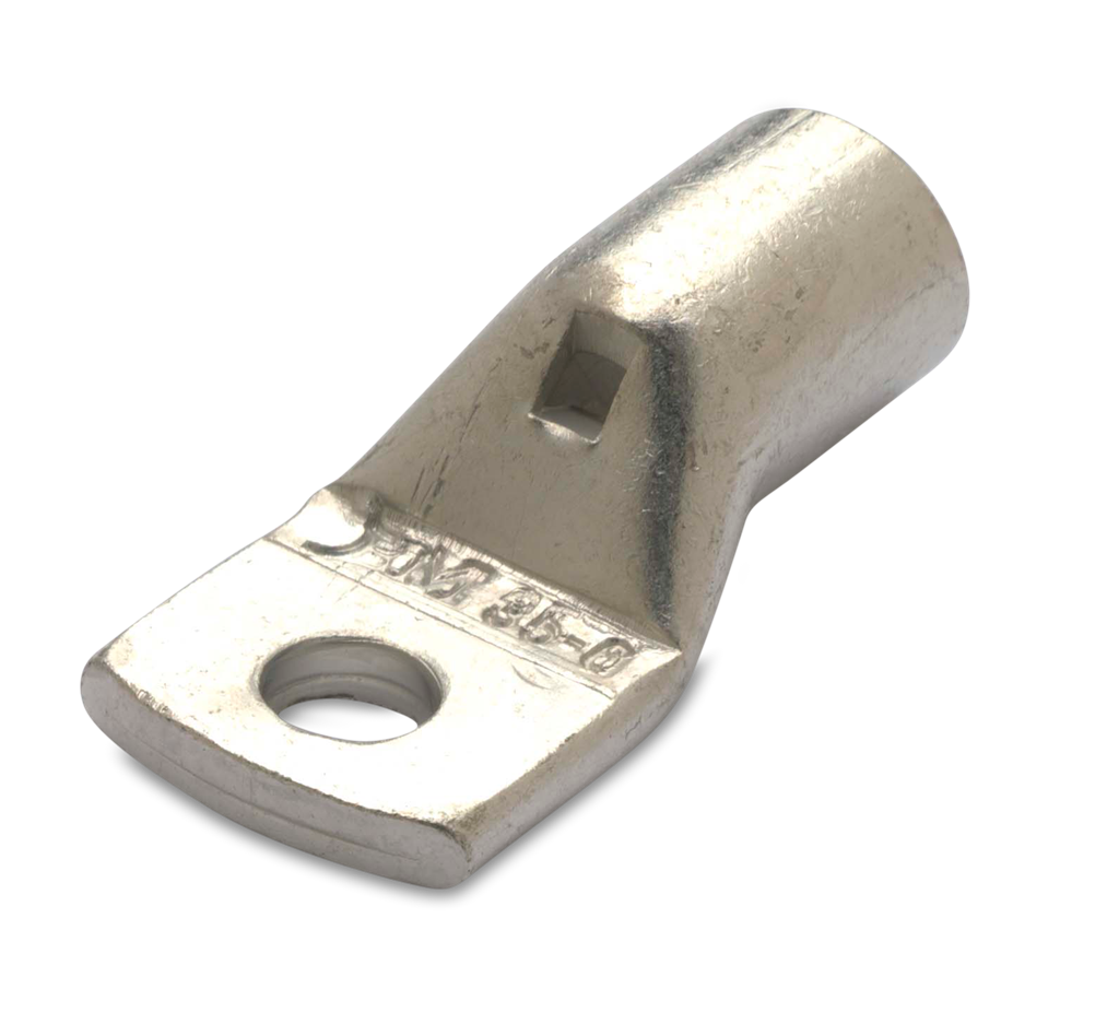 Кабелна обувка медно - покалаена 25мм2 / ф8 / 100бр пакет / BM