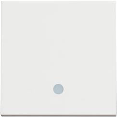 Девиаторен ключ с LED индикация 2 мод. 10A цвят Бял /блистер/ Classia Bticino