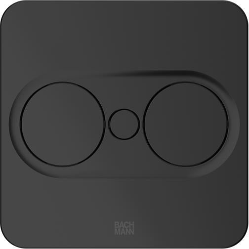 Модул TWIST 2 КВАДРАТЕН с 1 х Шуко и USB тип A + C , с кабел 2 м , цвят Черен, Bachmann