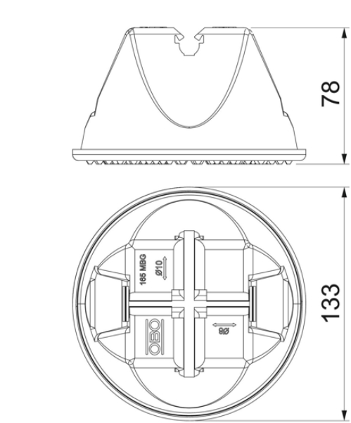 ДЪРЖАЧ - ОПОРА ЗА ПЛОСЪК ПОКРИВ 5218700 OBO