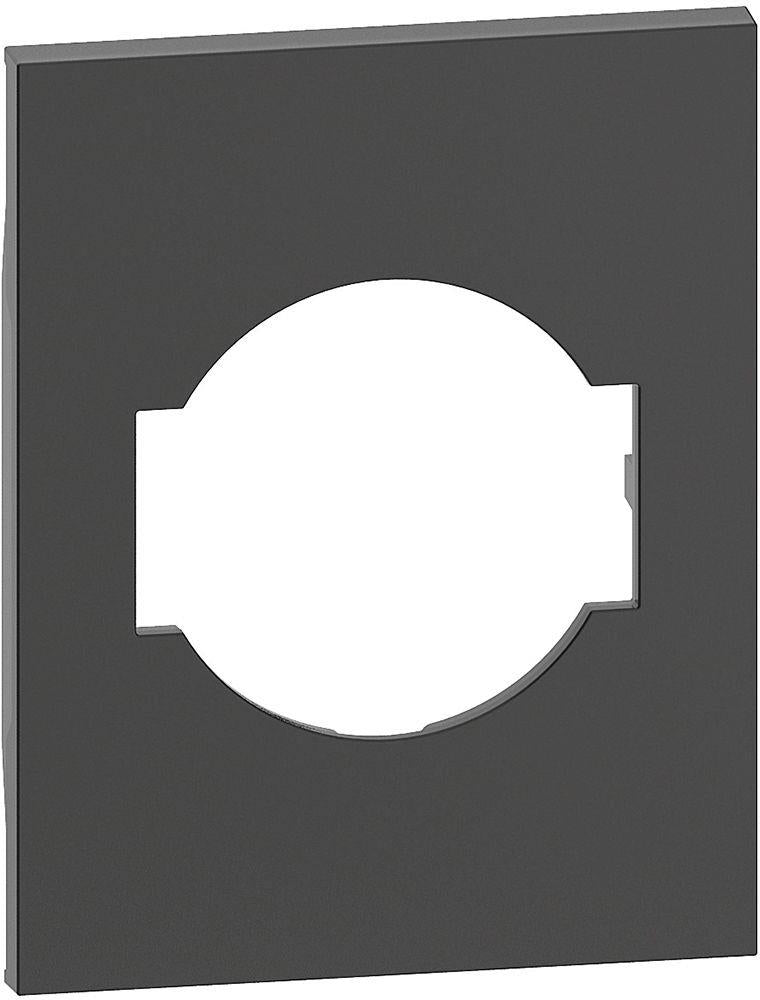 Лицев панел за контакт ШУКО/ИТАЛИАНСКИ стандарт 3 мод. цвят Черен Living Now Bticino