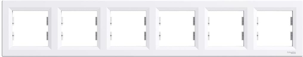 Рамка 6х цвят Бял Asfora SE