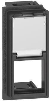 Адаптер за KEYSTONE 1 мод. цвят Черен Living Now Bticino