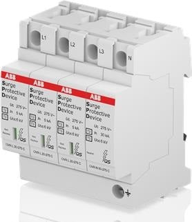 Катоден отводител тип 2+3 OVR 20kA 275V 3P+N ABB