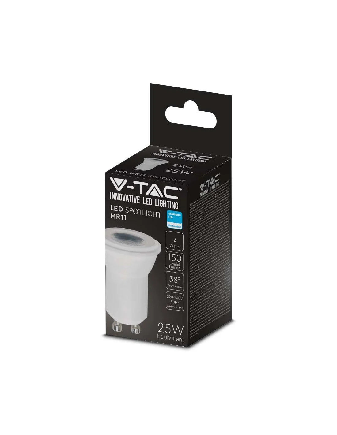 LED Крушка SAMSUNG Чип GU 10 2 W MR11 80 RA 6400 K