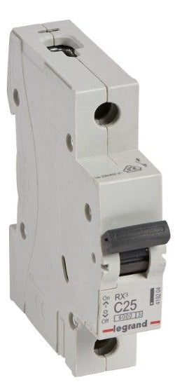Автоматичен прекъсвач RX 3 1 P 25 A крива С 6 kA Legrand