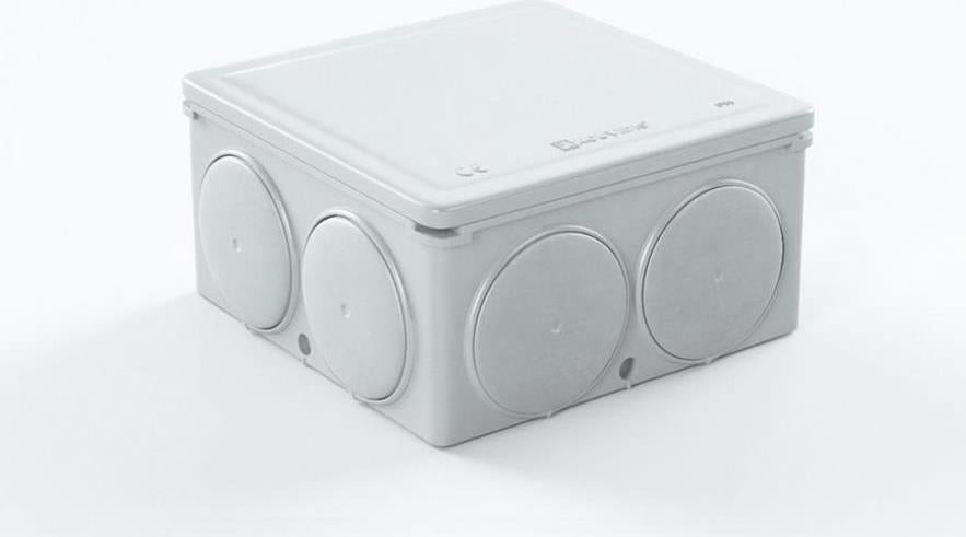 Разклонителна кутия открит монтаж 101 x 101 x 51 мм IP55 цвят Сив PC CONDUR Kouvidis
