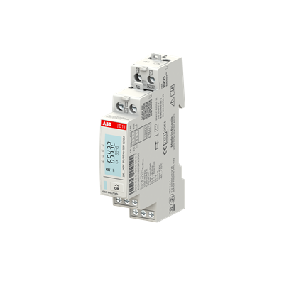 Монофазен електромер за ДИРЕКТНО мерене на ел. енергия D11 15, Modbus, 2 тарифи, за DIN монтаж 1 мод, 40A, MID ABB