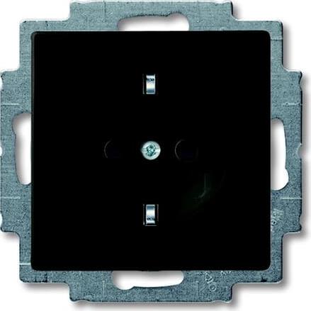 Контакт ШУКО 16A цвят ЧЕРЕН Basic 55 ABB