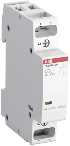 Модулен контактор ESB 16A 1NO-1NC 230ac/dc 1 мод. ABB