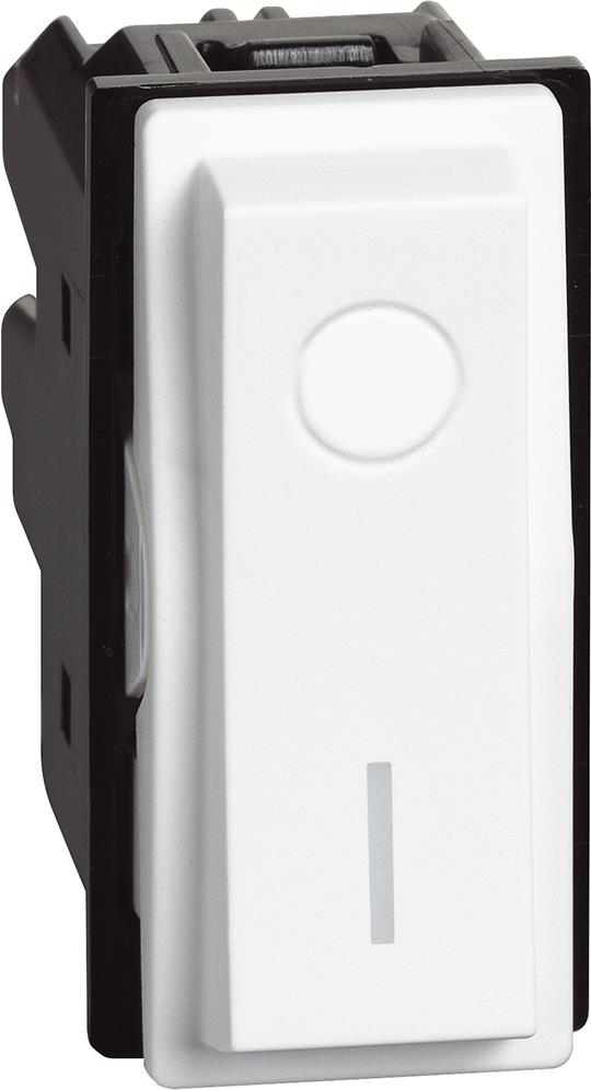 Ключ за бойлер 1 модул 16A /двуполюсен/ цвят Бял Living Now Bticino