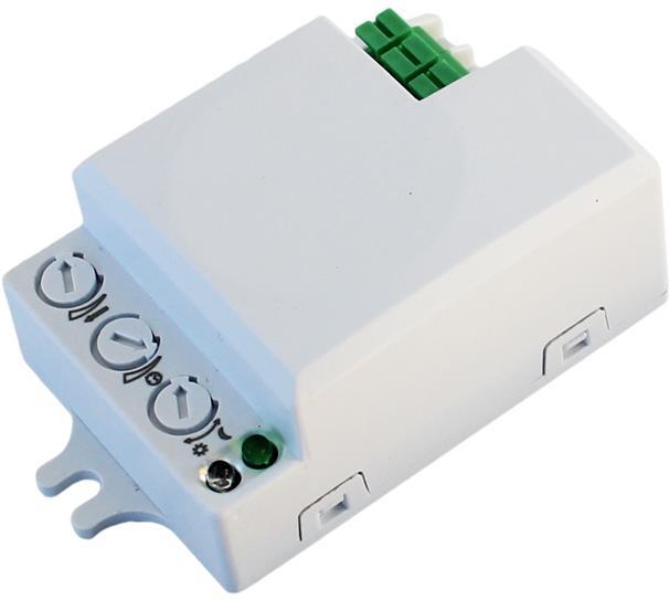 Датчик за движение MW, за монтаж над окачен таван, 360 °, обхват 8 m @ h = 1.1 m , IP 20, цвят Бял Commel