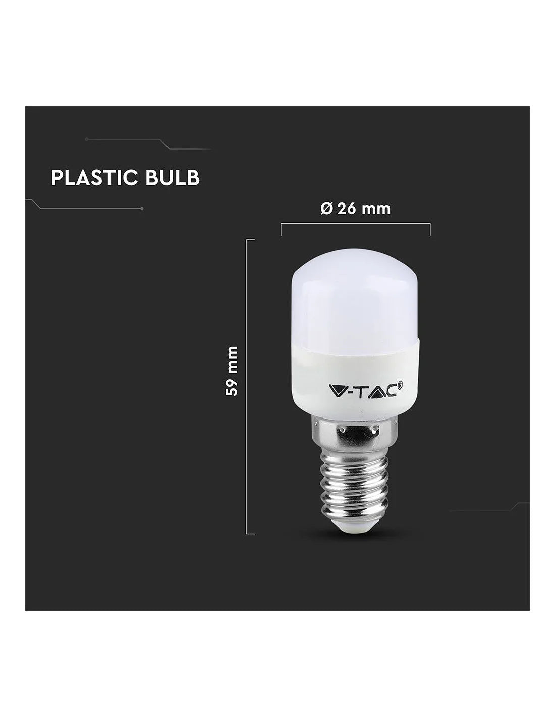 LED Крушка 2 W ST26 2 W Пластик 3000 K