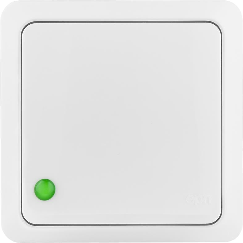 Бутон IP 20 открит монтаж цвят Бял Berg EPN