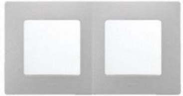 Рамка 2х цвят Алуминий Niloe Legrand