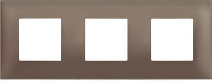 Рамка КАФЯВ МАТ 3х2 мод. НЕМСКИ СТАНДАРТ за монтаж върху носещи рамки 3х2 мод. /блистер/ Classia Bticino