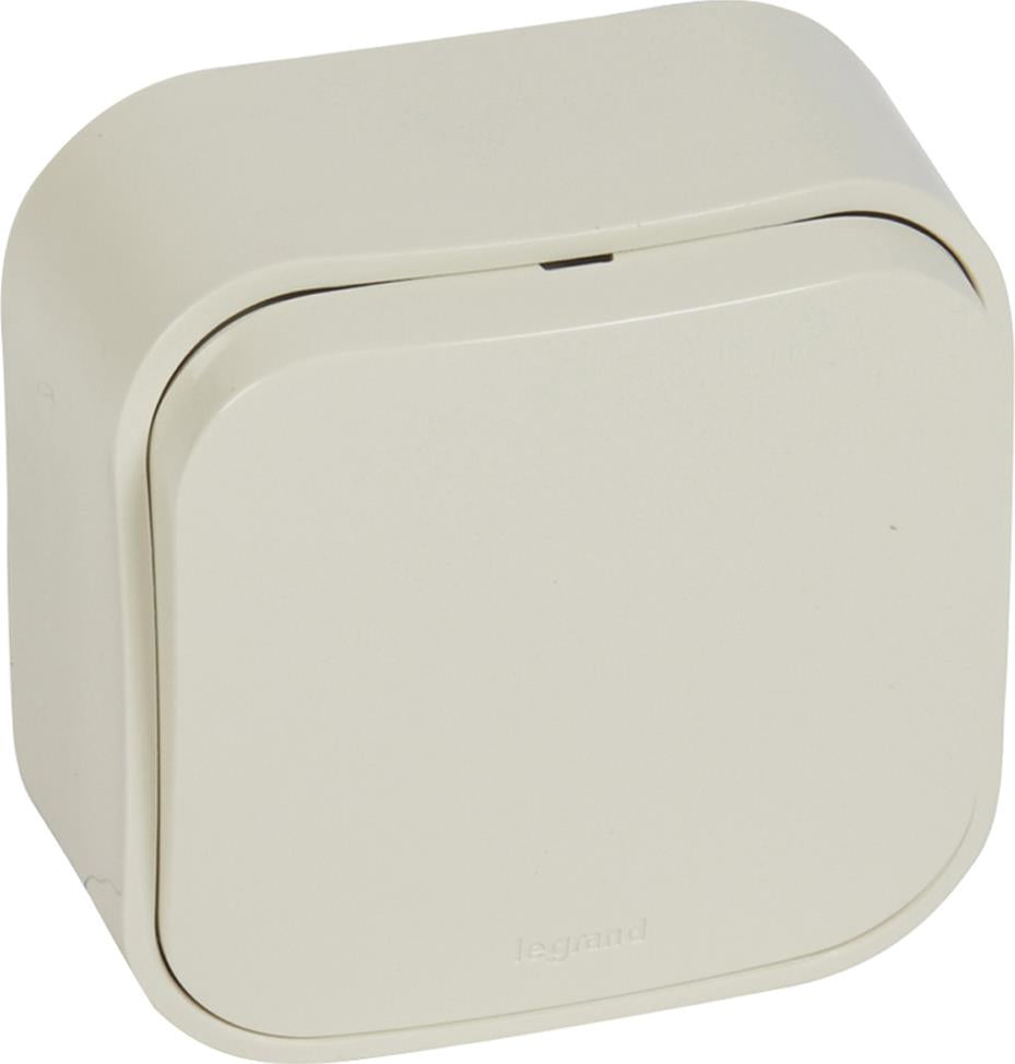 Бутон IP21 открит монтаж цвят Крем Forix Legrand