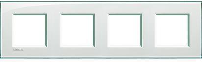 Рамка 2х4 мод. правоъгълна Acquamarine LL Bticino