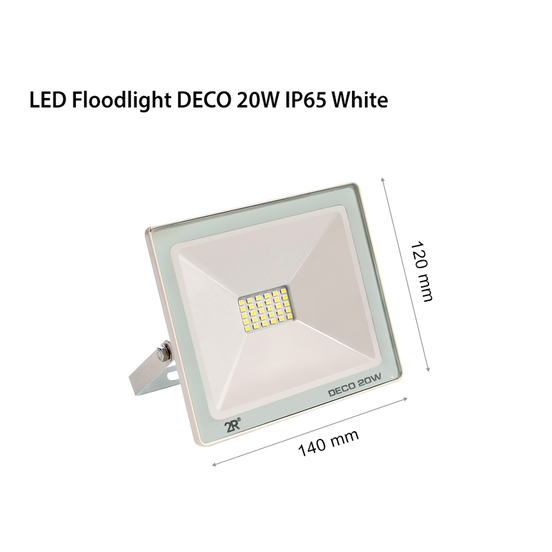 LED ПРОЖЕКТОР DECO 20 W БЯЛ