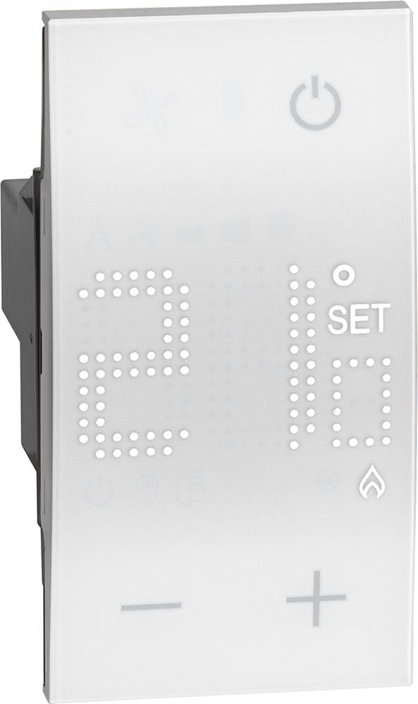 Термостат 230V 5A 1NO 2 мод. цвят Бял Living Now Bticino