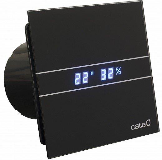 Вентилатор E -1 00 GTHBK HYGRO ф 100 мм , цвят Черен , 115 м3 / ч , 8 W , 31 dB CATA