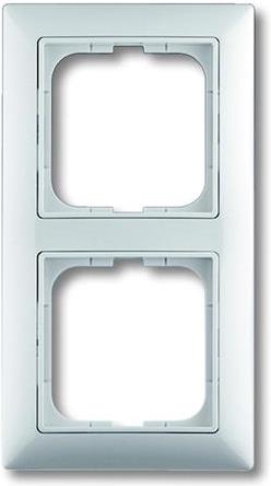 Рамка 2х цвят БЯЛ Basic 55 ABB