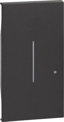 Лицев панел за Smart димер 2 мод. цвят Черен LNow Bticino с Netatmo