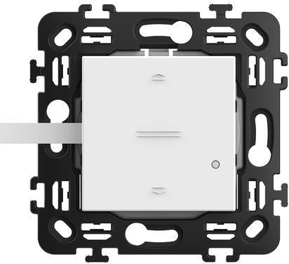 Ключ за щори Smart 2 мод. БЕЗжичен с носеща рамка цвят Бял Classia Bticino с Netatmo