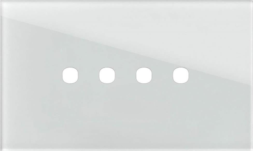 Рамка 4 M , цвят Бяло стъкло , Edge TEM