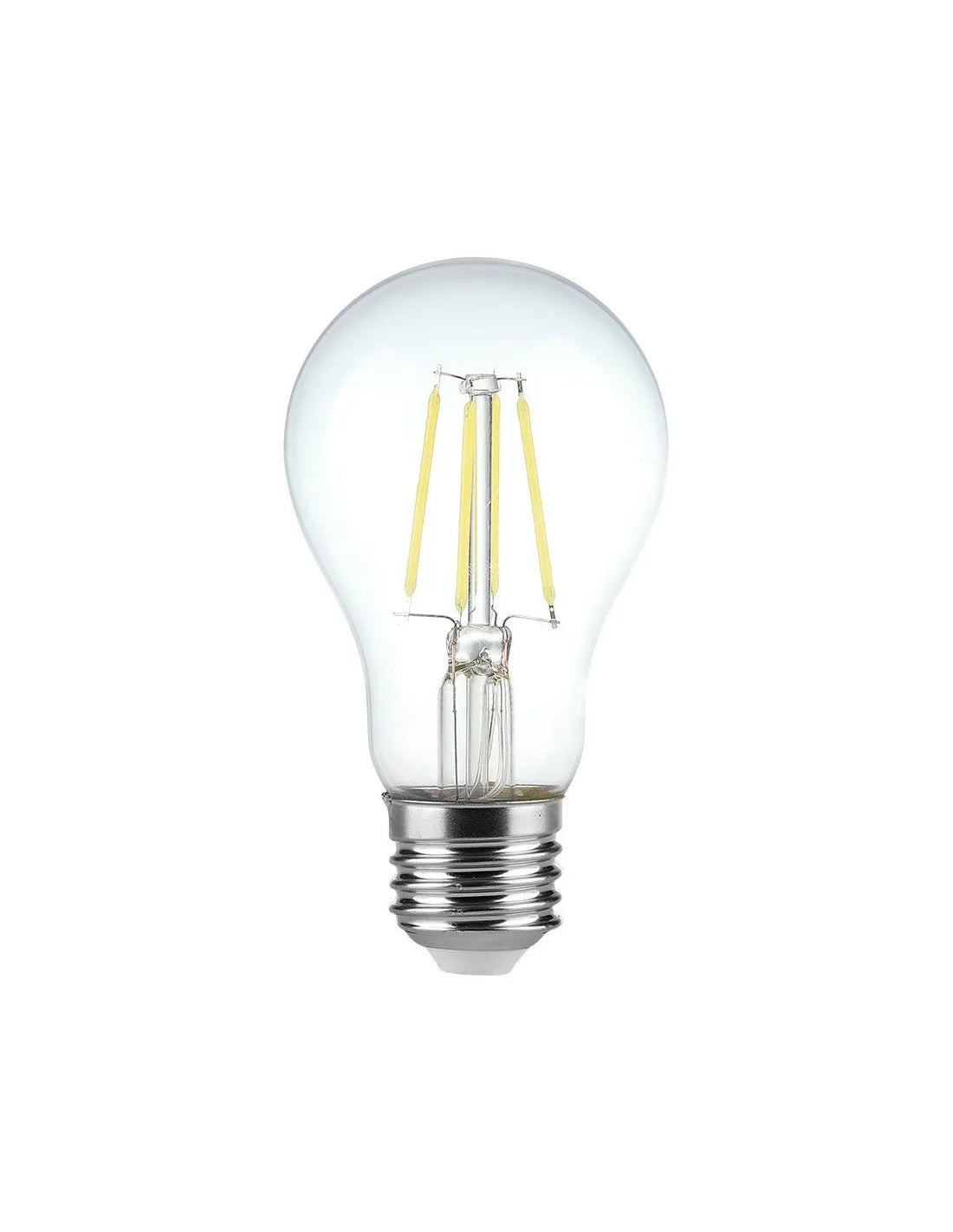 LED Крушка 4 W Filament E 27 A 60 Прозрачно Покритие 6400 K