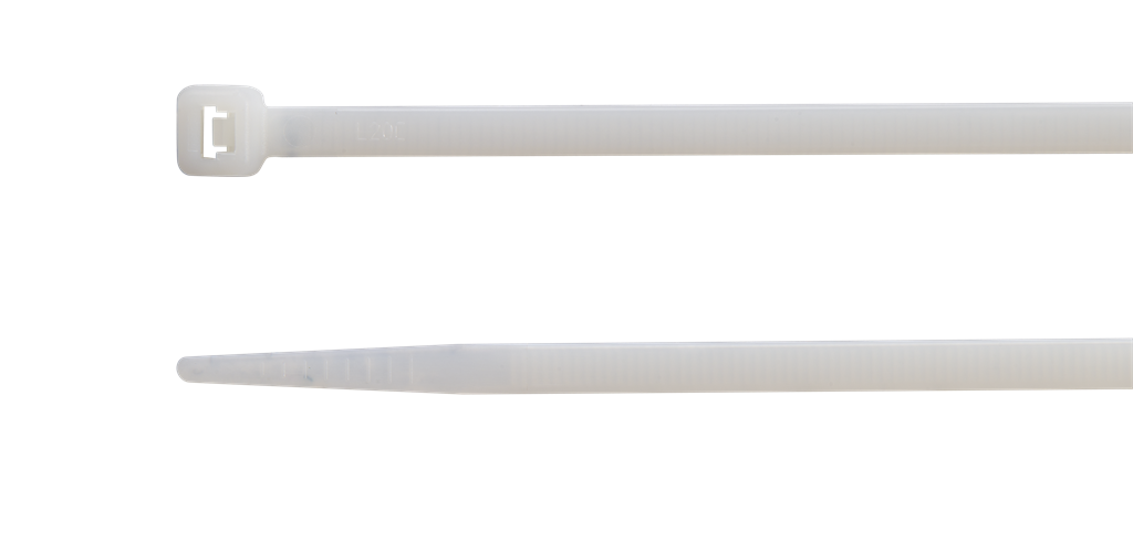 Кабелна връзка бяла 300 х 3.6мм / 100 бр. / BM Italy