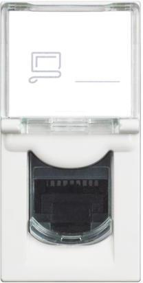 Розетка RJ45 cat.6A STP 1 мод. цвят Бял /блистер/ Classia Bticino