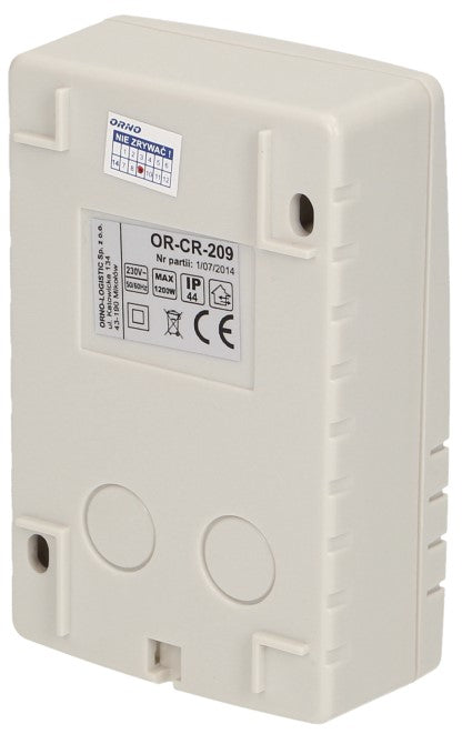 Датчик за осветеност , за открит монтаж на стена , с таймер , 1200 W , IP 44 , ORNO