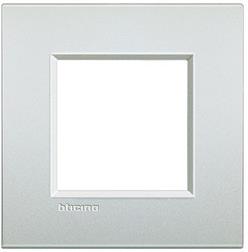 Рамка 2 мод. метална Pearl white AIR LL Bticino