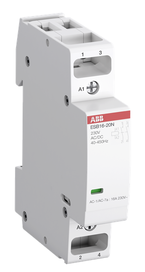 Модулен контактор ESB 16A 1NO-1NC 24ac/dc 1 мод. ABB