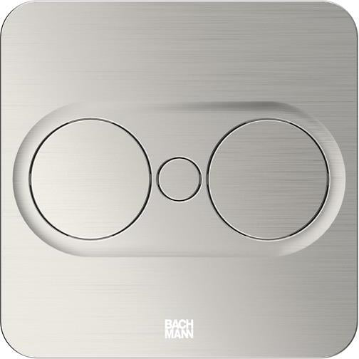 Модул TWIST 2 КВАДРАТЕН с 1 х Шуко и USB тип A + C , с кабел 2 м , цвят Инокс, Bachmann