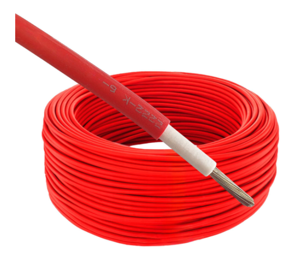 КАБЕЛ СОЛАРЕН 1 Х 6 ЧЕРВЕН 1 kVAC / 1.5 kVDC