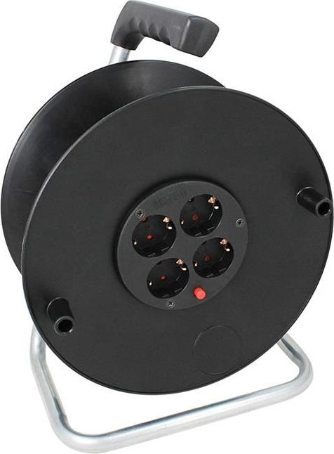 Празна макара за кабел PVC 280 mm монофазна 4 x 16 A 250 V 3500 W IP20 Commel