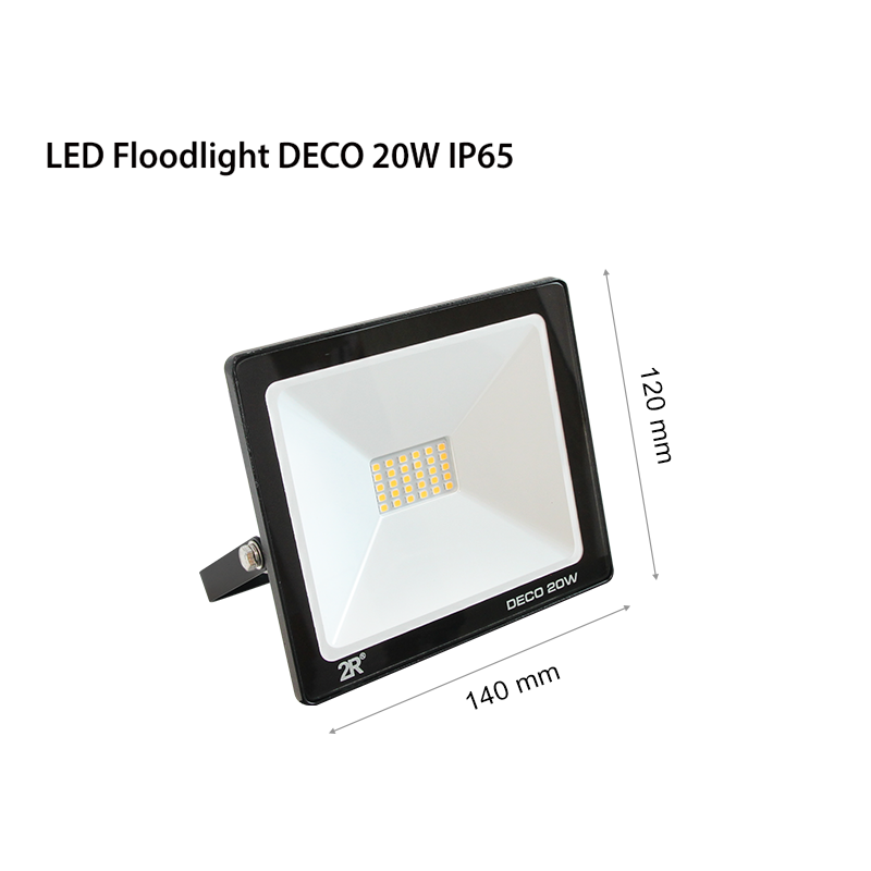 LED ПРОЖЕКТОР DECO 20 W ЧЕРЕН