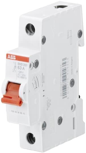 Товаров прекъсвач /шалтер/ SHD201 16А 1P 1 модул ABB