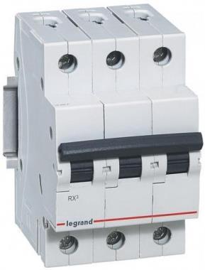 Автоматичен прекъсвач RX3 3 P 63 A крива С 6 kA Legrand