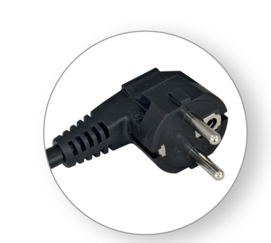 UPS ЩЕПСЕЛ КАПСУЛОВАН С ШНУР 2 М ,0515 , ЧЕРЕН