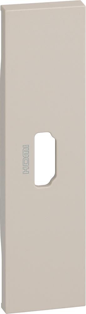 Лицев панел за HDMI розетка 1 мод. цвят Крем Living Now Bticino