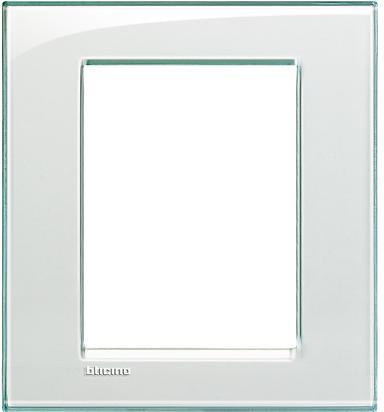 Рамка 3+3 мод. правоъгълна Acquamarine LL Bticino